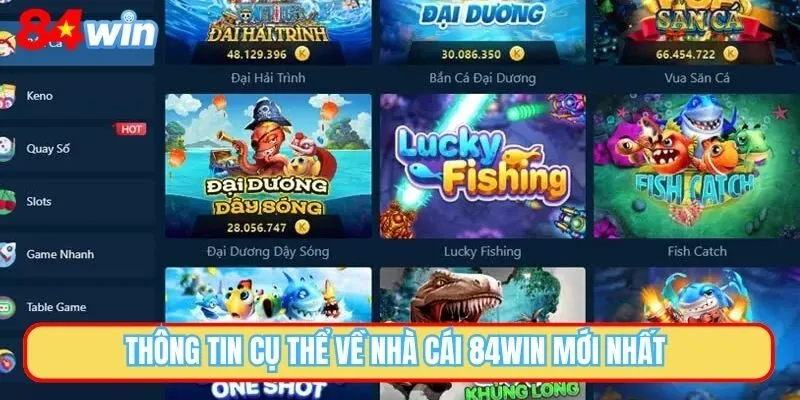 Thông tin cụ thể về nhà cái 84WIN mới nhất