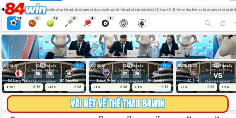 Vài nét về thể thao 84WIN